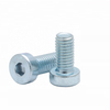 O zinco azul branco galvanizado de a&ccedil;o de grande resist&ecirc;ncia chapeou a baixa cabe&ccedil;a DIN7984 encanta os parafusos de soquete