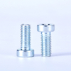 O zinco azul branco galvanizado de a&ccedil;o de grande resist&ecirc;ncia chapeou a baixa cabe&ccedil;a DIN7984 encanta os parafusos de soquete