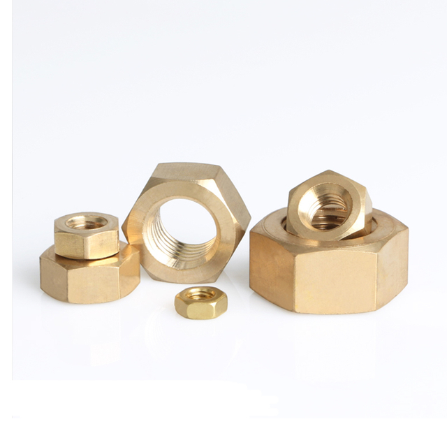 Латунные медные шестигранные гайки DIN934